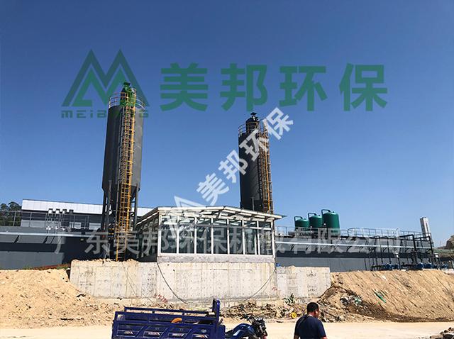 廣東廣州某工地打樁泥漿脫水案例