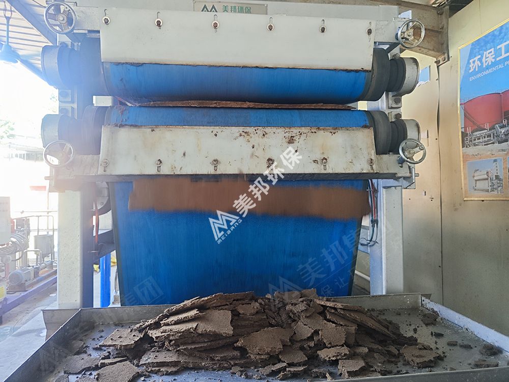 美邦強(qiáng)力對輥帶式壓榨機(jī)處理后的紙漿